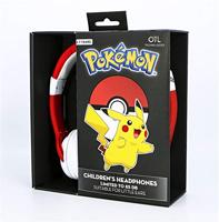 OTL Technologies - Pokemon Pokeball hoofdtelefoon, bekabeld, kinderen, rood - thumbnail