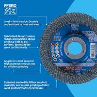 PFERD TOOLS 67689062 Z Sgp Curve Steelox Lamellenschijf Diameter 125 mm Boordiameter 22.23 mm 10 stuk(s) - thumbnail