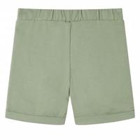 Kindershorts met trekkoord 92 lichtkaki - thumbnail