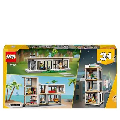 LEGO Creator 31153 Het moderne huis - verander in een gebouw of chalet van 3 verdiepingen - thumbnail
