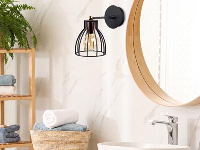 Wandlamp HERMES 1 lamp zwart Wandlamp HERMES 1 lamp zwart