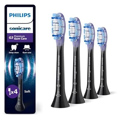 Verpakking van 4 opzetborstels - PHILIPS - HX9054/88 - G3 Zwart - thumbnail