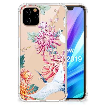 Apple iPhone 11 Pro Case Anti-shock Bird Flowers Apple iPhone 11 Pro Case Anti-shock Bird Flowers