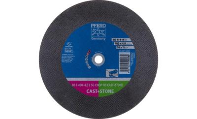 PFERD TOOLS 80 T 400-4,0 L SG CHOP HD CAST+STONE/25,4 66624083 Doorslijpschijf recht 400 mm 10 stuk(s) Aluminium, Gietijzer, Kunststof, Steen, Non-ferrometaal
