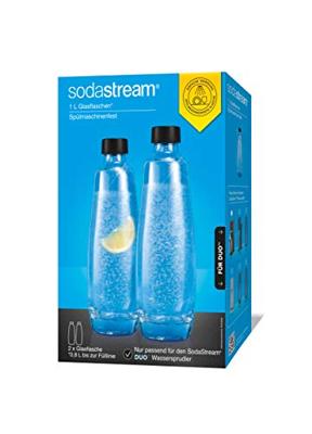 SodaStream Glasbottle for DUO 1L (2pcs pack) (1047202410) - 8719128118369 - thumbnail