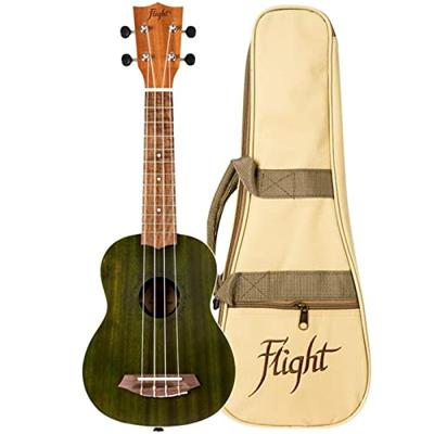 Flight Gemstone Series NUS380 Jade sopraan ukelele met gigbag