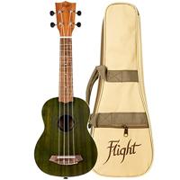 Flight Gemstone Series NUS380 Jade sopraan ukelele met gigbag - thumbnail