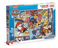 Clementoni SuperColor Puzzel Paw Patrol Strip 104 Stukjes - thumbnail