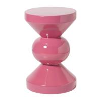 Bijzettafel diabolo - roze - ø33x50 cm - thumbnail