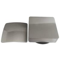 Knop/plug Badoverloop Wiesbaden Inclusief Badvulfunctie Vierkant Geborsteld Staal - thumbnail