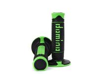 Domino rubber handvat "a260 rubber grip a260 black/green 120mm closed - thumbnail