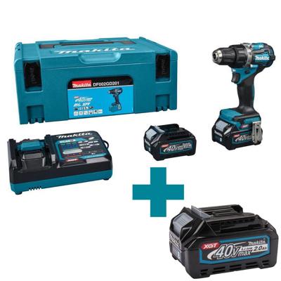 Makita df002gd201 | 40 v max | boor-/schroefmachine | set - df002gd201 Makita df002gd201 | 40 v max | boor-/schroefmachine | set - df002gd201
