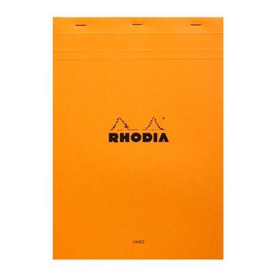 Schrijfblok rhodia a4 lijn 80vel 80gr or | 5 stuks