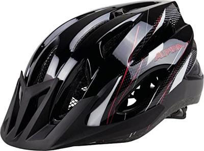 Alpina sports mtb helm mtb17 54-58 glans zwart/wit/rood