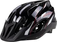 Alpina sports mtb helm mtb17 54-58 glans zwart/wit/rood - thumbnail