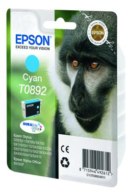 Epson inktpatroon Cyan T0892 DURABrite Ultra Ink - [C13T08924021]