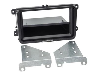 2-DIN Paneel Padbay incl. iPad Mini bracket Seat - Skoda - Volkswagen Kleur: Zwart