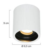 Steinhauer Spot Pélite opbouwspot 1731w wit - thumbnail