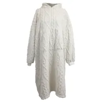 Unique Living hoodie pleun 78x120cm dove white - thumbnail