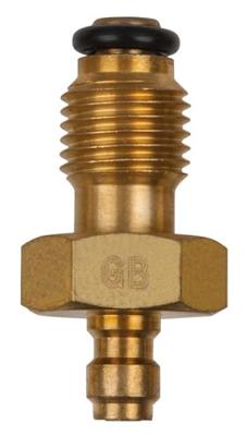 KS Tools 150.2343 Adapterstuk M14x1,5 buitenschroefdraad en 1/4 slangaansluiting met afdichtring
