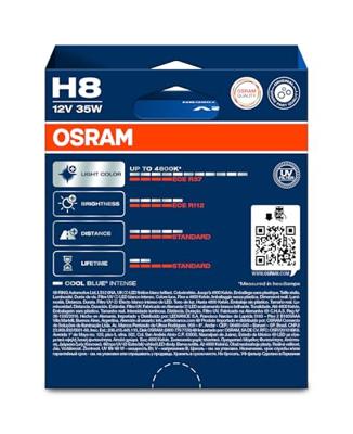 Osram Automotive 64212CBN-HCB Halogeenlamp Cool Blue Intense H8 35 W 12 V Osram Automotive 64212CBN-HCB Halogeenlamp Cool Blue Intense H8 35 W 12 V