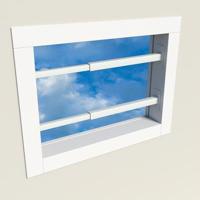 SecuBar Duo barrièrestang - wit - 31-55 cm - 2010.356.010 - thumbnail