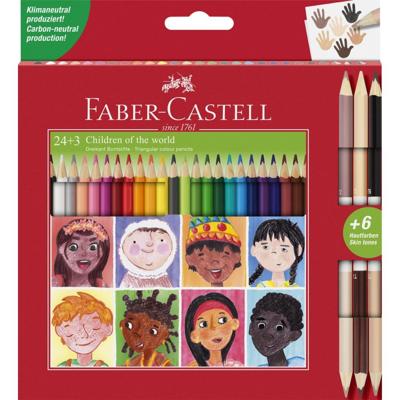 Faber Castell FC-511515 Children Of The World Kleurpotloden 24 + 3 Stuks Faber Castell FC-511515 Children Of The World Kleurpotloden 24 + 3 Stuks