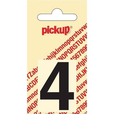 Plakcijfer Helvetica 40 mm Sticker zwarte cijfer 4 Pickup - Pickup Plakcijfer Helvetica 40 mm Sticker zwarte cijfer 4 Pickup - Pickup
