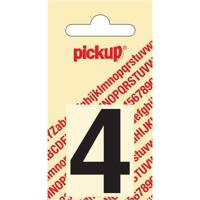 Plakcijfer Helvetica 40 mm Sticker zwarte cijfer 4 Pickup - Pickup - thumbnail