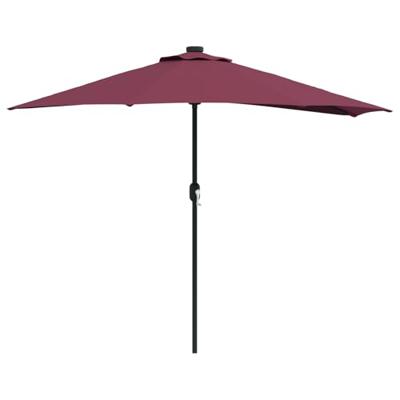 Tuinparasol Bordeauxrood 294 x 150 x 224 cm Stof