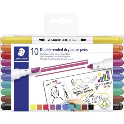 Staedtler Viltstift 3010 TB10 10 stuk(s)