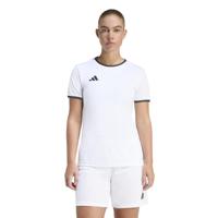 adidas Entrada 26 Voetbalshirt Dames Wit Zwart - thumbnail