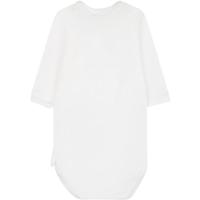 Set van 2 rompers met lange mouwen PETIT BATEAU wit - thumbnail