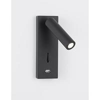 Lyora BedlampjeFuse zwart met usb - 9170102 - thumbnail