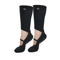 BAHE STUDIO GRIPPY BARRE SOCKS ANTHRACITE - thumbnail