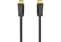 Hama high speed hdmi kabel verguld 4k met ethernet 7.5 m zwart - thumbnail