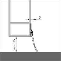 Ellen Dorpelprofiel ADS GL/2005 ZW 300 | Aluminium - 030300630 - thumbnail