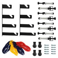 Caruba Ophang systeem voor 4 papieren achtergrondrollen, wand/muur montage - thumbnail