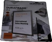 Durable Duraframe A4 zwart, in ophangbare etui - thumbnail