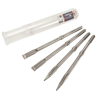 Bosch Professional RTec Beitelset SDS-Max 400x25mm - 4-delig - 2607017368 Bosch Professional RTec Beitelset SDS-Max 400x25mm - 4-delig - 2607017368