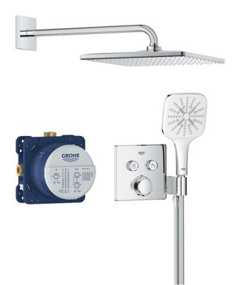 GROHE Precision SmartControl Perfect shower set met Vitalio Rain Mono 310 Cube Chroom