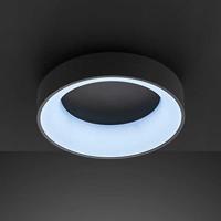 Deco Plafondlamp zwart Ø 45 cm met afstandsbediening - Dimbaar wit licht - Achtergrondverlichting - thumbnail