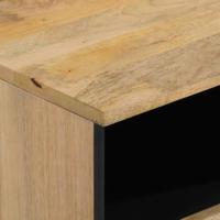 Nachtkastje 40x33x46 cm massief mangohout - thumbnail