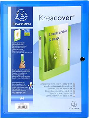 Map Exacompta Blauw A4 (5 Stuks)
