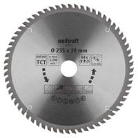 Wolfcraft Handcirkelzaagblad | HM | 64 Zähne | Ø235 x 30mm | 1 stuk - 6635000 - thumbnail