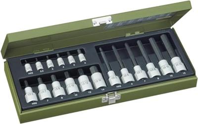 Proxxon Industrial 23 100 Dopsleutel-bitinzetset 1/4 (6.3 mm), 1/2 (12.5 mm) 18-delig Proxxon Industrial 23 100 Dopsleutel-bitinzetset 1/4 (6.3 mm), 1/2 (12.5 mm) 18-delig