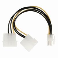 Interne Voedingskabel | 2x Molex Male - PCI Express Female | 0,15 m | Diverse - thumbnail