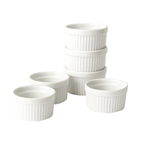 Cookinglife Ramekin Wit ø 9 cm - 6 stuks - thumbnail
