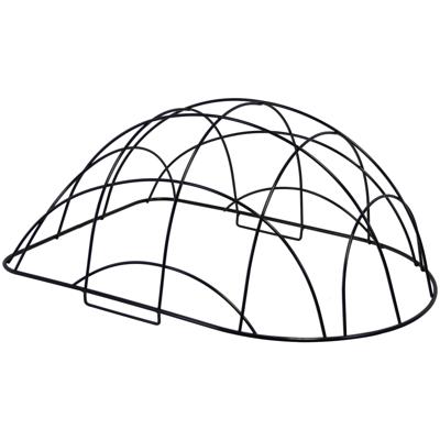 Qtcycletech Qt cycle tech hondenmand koepel staal zwart 40x31x18 cm 2007380