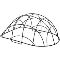 Qtcycletech Qt cycle tech hondenmand koepel staal zwart 40x31x18 cm 2007380 - thumbnail